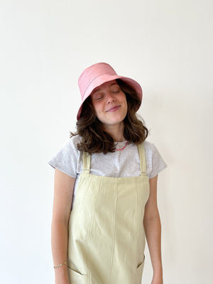 CHASSE ET PÊCHE pink macaroon bucket hat