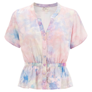 The Laleh Petal-Sleeve Blouse in EcoVero